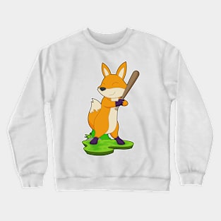 Fox Baseball Baseball bat Crewneck Sweatshirt